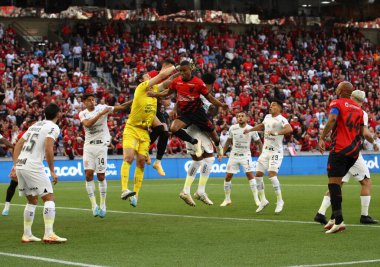 Curitiba (PR), 06 / 24 / 2023 - Bu cumartesi öğleden sonra Arena da Baixada 'da düzenlenen 2023 Brezilya Şampiyonası' nın 12. turu için geçerli olan Athletico PR ile Corinthians arasındaki maç 