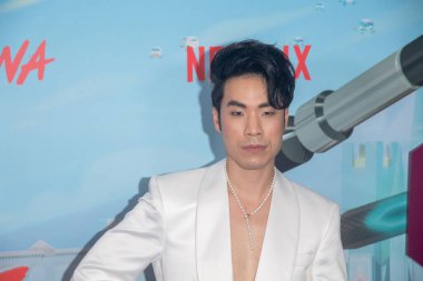 Netflix 'in Nimona New York gösterimi. 24 Haziran 2023, New York, ABD: Eugene Lee Yang, Netflix 'in Nimona' sının New York gösterimine 24 Haziran 2023 'te New York' ta bulunan AMC Lincoln Square Theater 'da katılır..