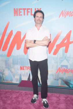 Netflix's Nimona New York Screening. June 24, 2023, New York, New York, USA: Robert Baird attends the New York Screening of Netflix's Nimona at AMC Lincoln Square Theater on June 24, 2023 in New York City.   clipart