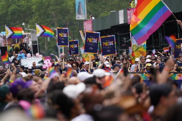 New York City Pride March 2023 June 2023 New York — Zdjęcie stockowe