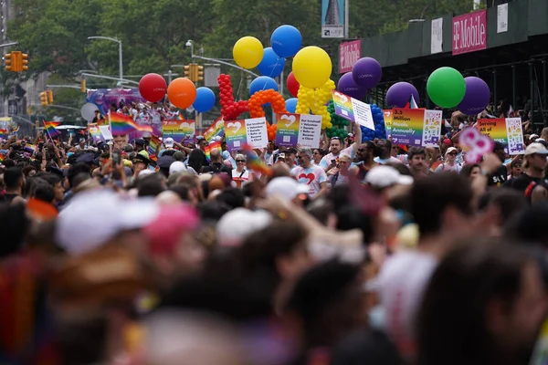 New York City Pride March 2023 June 2023 New York — Fotografia de Stock