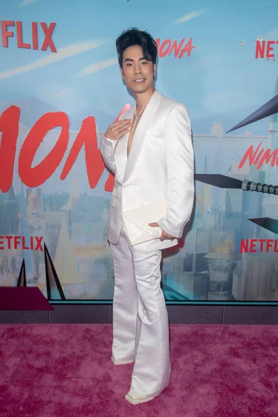 Netflixの ニモナ ニューヨーク スクリーニング 2023年6月24日ニューヨーク ニューヨーク アメリカ ユージン ヤンは 2023年6月24日にニューヨークのAmcリンカーン — ストック写真