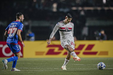 SAO PAULO (SP), 06 / 27 / 2023 - Sao Paulo ve Tigre arasındaki maçta Alan Franco, 2023 Copa Sudamericana 'nın grup aşamasının altıncı turu için geçerli. Cicero Pompeu de Toledo Stadyumu 'nda yapıldı. 