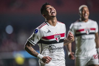 SAO PAULO (SP), 06 / 27 / 2023 - Luciano Sao Paulo ve Tigre arasında oynanan karşılaşmada, Cicero Pompeu de Toledo Stadyumu 'nda düzenlenen Copa Sudamericana' nın altıncı turu için geçerliydi. 