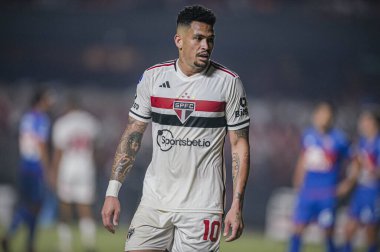 SAO PAULO (SP), 06 / 27 / 2023 - Luciano Sao Paulo ve Tigre arasında oynanan karşılaşmada, Cicero Pompeu de Toledo Stadyumu 'nda düzenlenen Copa Sudamericana' nın altıncı turu için geçerliydi. 