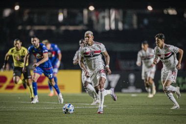 SAO PAULO (SP), 06 / 27 / 2023 - David, Cicero Pompeu de Toledo Stadyumu 'nda (Morumbi) yapılan 2023 Copa Sudamericana' nın altıncı turu için geçerli olan Sao Paulo ve Tigre arasında oynanan karşılaşmada)