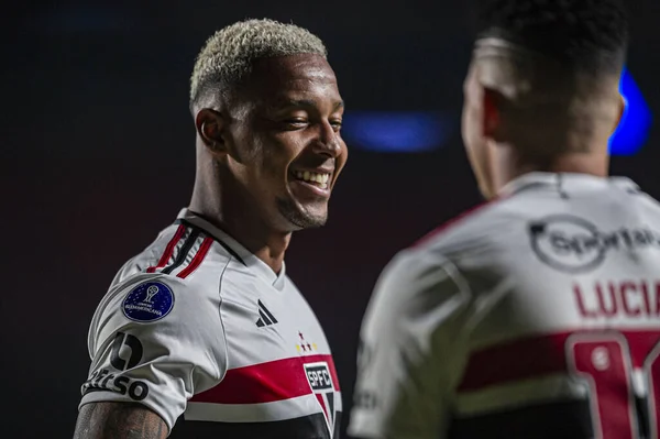 stock image SAO PAULO (SP), 06/27/2023 - David during the match between Sao Paulo and Tigre, valid for the sixth round of the group stage of the Copa Sudamericana 2023, held at the Cicero Pompeu de Toledo stadium (Morumbi)