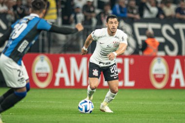 Sao Paulo (SP), Brezilya 06 / 28 / 2023 - Corinthians ve Liverpool (URU) arasında oynanan karşılaşmada, Neo Quimica Arena 'da düzenlenen Conmebol Libertadores 2023' ün altıncı turu için geçerli olan Giuliano
