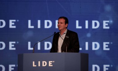 Rio de Janeiro (RJ), 06 / 29 / 2023 - Rio de Janeiro şehrinin belediye başkanı Eduardo Paes ile birlikte, Forum Empresarial LIDE 