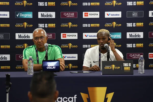 Concacaf Gold Cup Conferencia Prensa Martinica Junio 2023 Harison Nueva — Foto de Stock