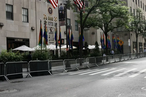 Joe Bidens Rockefeller Merkezi Ziyaret Ediyor Haziran 2023 New York — Stok fotoğraf