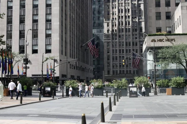 Joe Bidens Visita Rockefeller Center Junho 2023 Nova York Eua — Fotografia de Stock