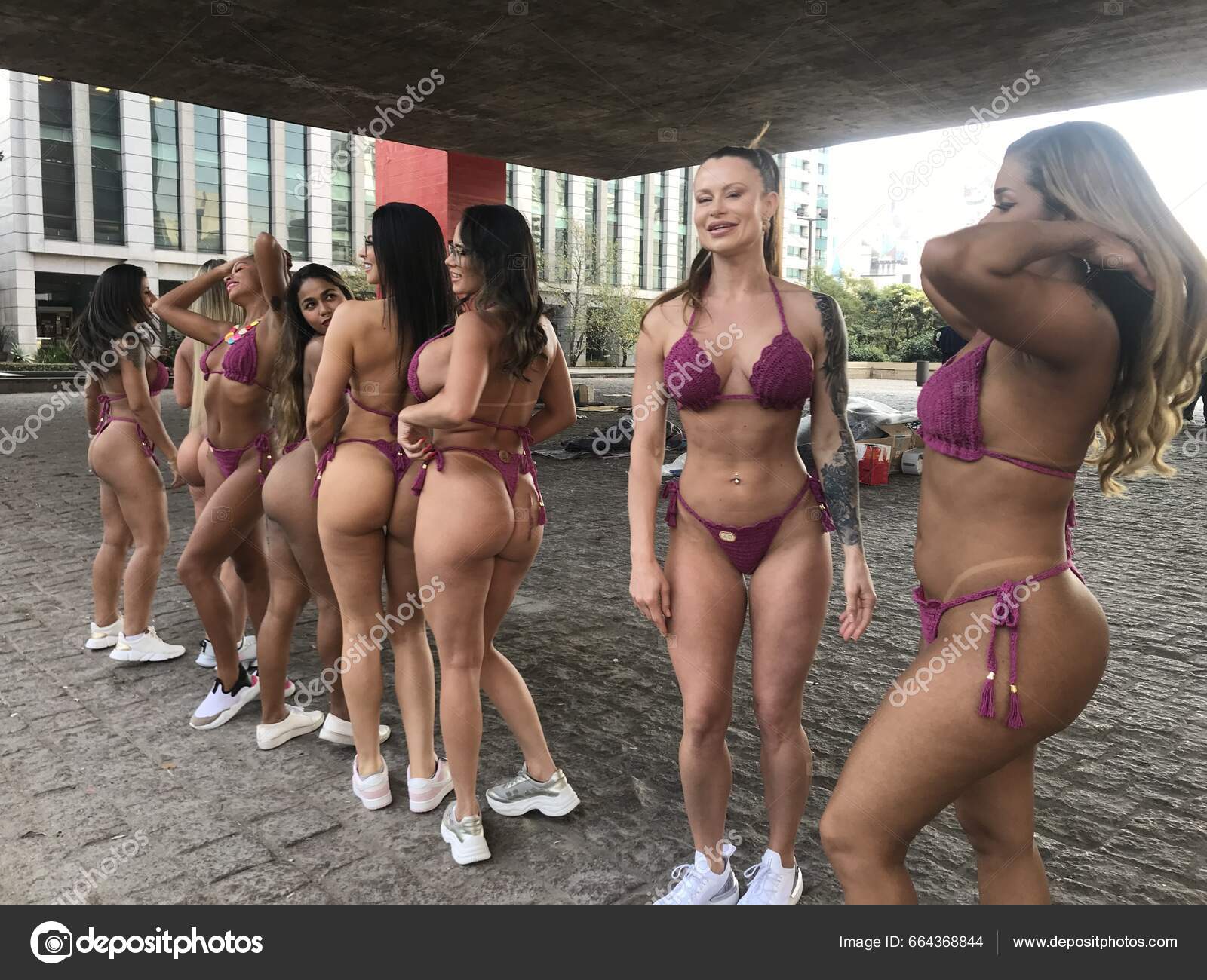 Candidates of Brazilian Miss BumBum in Bikini - People's Daily Online