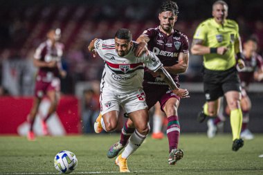 SAO PAULO (SP), 07 / 01 / 2023 - BRAZILIAN CHAMPIONSHIP / SAO X FLUMINENSE - Wellington Rato, Sao Paulo ve Fluminense arasındaki maç sırasında, 2023 Brezilya Futbol Şampiyonası 'nın onüçüncü turu için geçerli