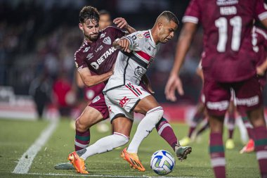 SAO PAULO (SP), 07 / 01 / 2023 - BRAZILIAN CHAMPIONSHIP / SAO X FLUMINENSE - Sao Paulo ve Fluminense arasındaki maç sırasında Alisson, 2023 Brezilya Futbol Şampiyonası 'nın onüçüncü turu için geçerli