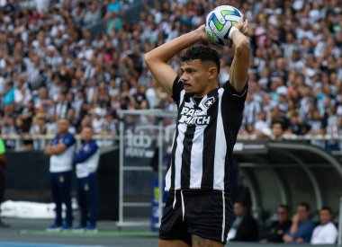 Rio de Janeiro (RJ), Brezilya - 02 / 07 / 2023 - BRAZILEIRO / BOTAFOGO / VASCO / RJ - Botafogo ve Vasco arasındaki maç, 2023 Brezilya Şampiyonası 'nın 13. turu için geçerli, Rio de Janeiro' nun kuzey bölgesindeki Nilton Santos Stadyumu 'nda (Engenhao) düzenlendi.