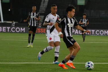 Rio de Janeiro (RJ), Brezilya - 02 / 07 / 2023 - BRAZILEIRO / BOTAFOGO / VASCO / RJ - Botafogo ve Vasco arasındaki maç, 2023 Brezilya Şampiyonası 'nın 13. turu için geçerli, Rio de Janeiro' nun kuzey bölgesindeki Nilton Santos Stadyumu 'nda (Engenhao) düzenlendi.