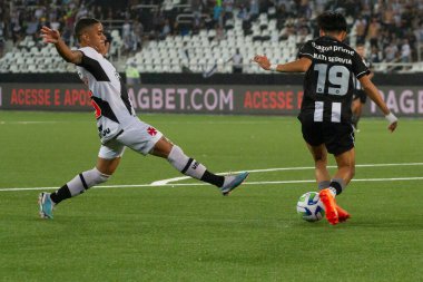 Rio de Janeiro (RJ), Brezilya - 02 / 07 / 2023 - BRAZILEIRO / BOTAFOGO / VASCO / RJ - Botafogo ve Vasco arasındaki maç, 2023 Brezilya Şampiyonası 'nın 13. turu için geçerli, Rio de Janeiro' nun kuzey bölgesindeki Nilton Santos Stadyumu 'nda (Engenhao) düzenlendi.
