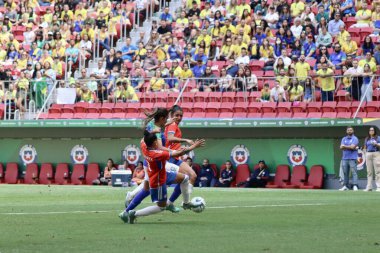 Brasilia (DF), Brezilya - 07 / 02 / 2023 - SPORT / FOOTBALL / SELECAO / KADEN - Brezilya bayan futbol takımı Brezilya x Şili arasındaki dostluk maçı; bu Pazar sabahı, 2 Temmuz 2023 tarihinde Brezilya 'daki Mane Garrincha Stadyumu' nda. 