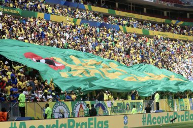 Brasilia (DF), Brezilya - 07 / 02 / 2023 - SPORT / FOOTBALL / SELECAO / KADEN - Brezilya bayan futbol takımı Brezilya x Şili arasındaki dostluk maçı; bu Pazar sabahı, 2 Temmuz 2023 tarihinde Brezilya 'daki Mane Garrincha Stadyumu' nda. 