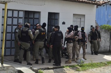 30 Haziran 2023 - Natal, Rio Grande do Norte, Brezilya: PMRN 'den Victor öldürüldü, başkent Felipe Camarao' nun batı kesiminde 25 'ten fazla silahla öldürüldü..