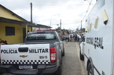 30 Haziran 2023 - Natal, Rio Grande do Norte, Brezilya: PMRN 'den Victor öldürüldü, başkent Felipe Camarao' nun batı kesiminde 25 'ten fazla silahla öldürüldü..