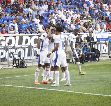 (SPO) Concacaf Gold Cup: Martinique ve Kanada arasında futbol maçı. 30 Haziran 2023, Harison, New Jersey, ABD: Martinique ve Panama arasındaki futbol maçı, Cuma günü Harrison 'daki Red Bull Arena' da oynanan Concacaf Gold Cup 'ın ikinci turu için geçerlidir. 