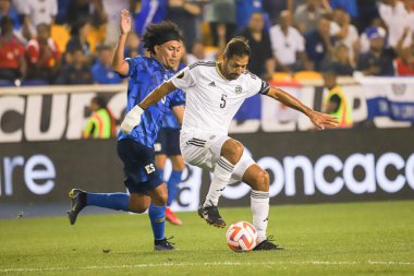 (SPO) Concacaf Gold Cup: El Salvador ile Kosta Rika arasındaki futbol maçı. 30 Haziran 2023, Harrison, New Jersey, ABD: El Salvador ve Kosta Rika arasındaki futbol maçı, Concacaf Gold Cup 'ın ikinci turu için Harrison' daki Red Bull Arena 'da geçerli.