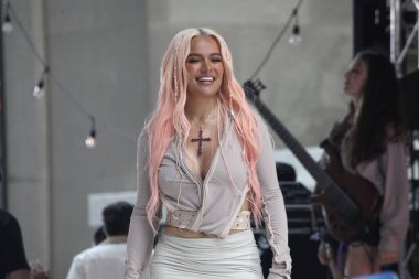 (NEW) Karol G performs LIVE on the TODAY show. June 30, 2023, New York , USA: Karol G performs LIVE on the TODAY show at Rockefeller plaza in New York with the presence of many fans who crowded the plaza and all surrounding streets 