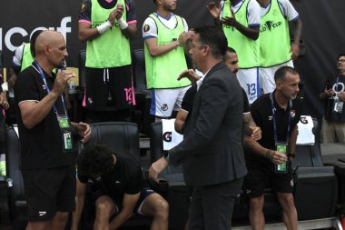 (SPO) Concacaf Gold Cup: Martinique ve Kanada arasında futbol maçı. 30 Haziran 2023, Harison, New Jersey, ABD: Martinique ve Panama arasındaki futbol maçı, Cuma günü Harrison 'daki Red Bull Arena' da oynanan Concacaf Gold Cup 'ın ikinci turu için geçerlidir. 