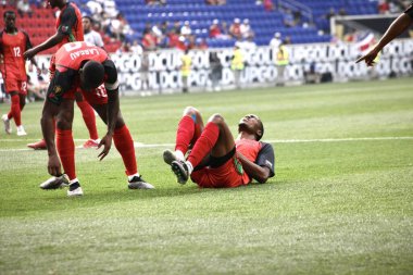 (SPO) Concacaf Gold Cup: Martinique ve Kanada arasında futbol maçı. 30 Haziran 2023, Harison, New Jersey, ABD: Martinique ve Panama arasındaki futbol maçı, Cuma günü Harrison 'daki Red Bull Arena' da oynanan Concacaf Gold Cup 'ın ikinci turu için geçerlidir. 