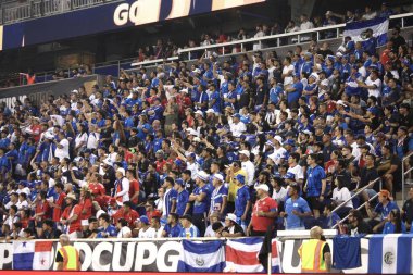 (SPO) Concacaf Gold Cup: El Salvador ile Kosta Rika arasındaki futbol maçı. 30 Haziran 2023, Harrison, New Jersey, ABD: El Salvador ve Kosta Rika arasındaki futbol maçı, Concacaf Gold Cup 'ın ikinci turu için Harrison' daki Red Bull Arena 'da geçerli.