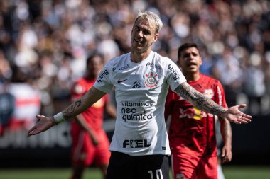 Sao Paulo, Brezilya - 02 / 07 / 2023 - BRAZILEIRO / CORINTHIANS X RED BULL BRAGANTINO, Corinthians ve Red Bull Bragantino arasındaki maç, 2023 Brezilya Şampiyonası 'nın 13. turu için geçerli, Neo Quimica Arena