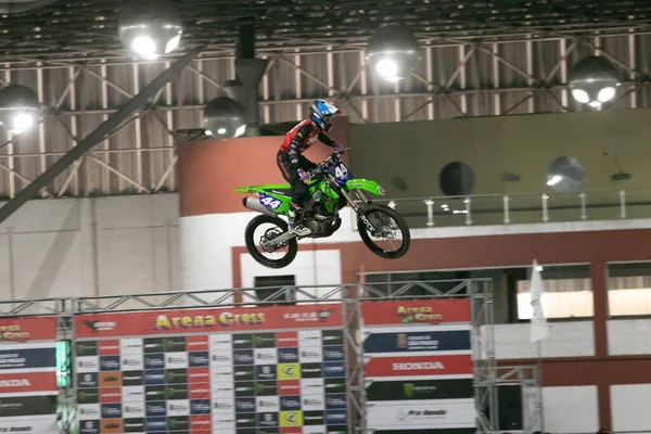 Sao Paulo Brazilia 2023 Arena Cross Motocross Vedere Rundelor Calificare — Fotografie, imagine de stoc