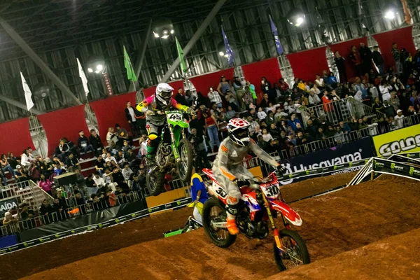 Sao Paulo Brazil 2023 Arena Cross Motocross Esporte View Super — Stock Photo, Image
