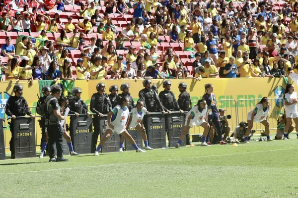 Brasília Brasil 2023 Sport Football Selecao Women Amistoso Entre Seleção — Fotografia de Stock