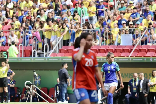 Brazília Brazília 2023 Sport Football Selecao Women Barátságos Mérkőzés Brazil — Stock Fotó