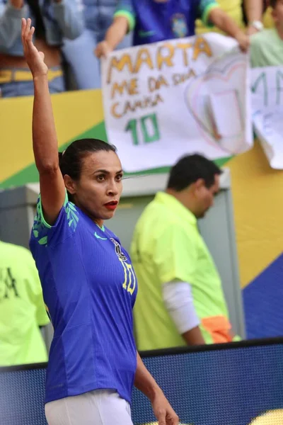Brasilia Brésil 2023 Sport Football Selecao Femmes Match Amical Entre — Photo