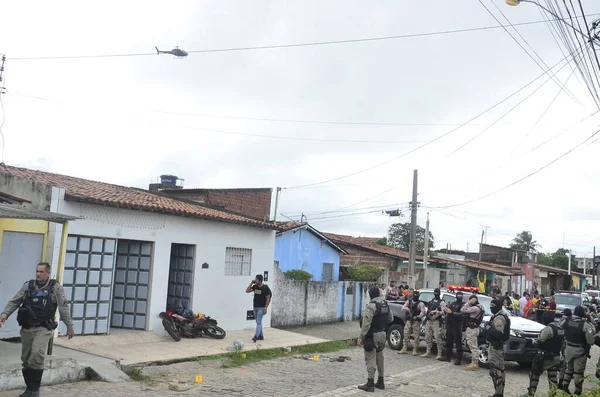 2023年6月30日 ブラジル リオグランデ ノルテ州 ナタール Pmrnのビクターが殺害され 首都の西部 フェリペ カマラオ周辺で25発以上の銃弾で殺害された — ストック写真
