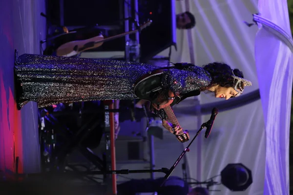 Nieuw Marisa Monte Treedt Live Het Central Park Summer Stage — Stockfoto