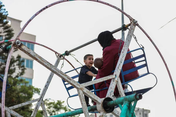 Gazze Deki Çocuklar Kurban Bayramı Nın Tadını Çıkarıyorlar Haziran 2023 — Stok fotoğraf