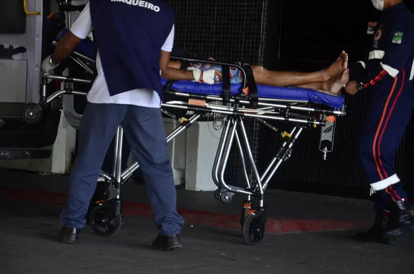 Natal 2023 Gesundheit Nürne Samu Krankenpfleger Verstoßen Gegen Gerichtsurteil Und — Stockfoto