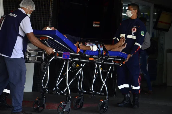 Natal Brasilien 2023 Gesundheit Nürne Samu Krankenpfleger Verstoßen Gegen Gerichtsurteil — Stockfoto