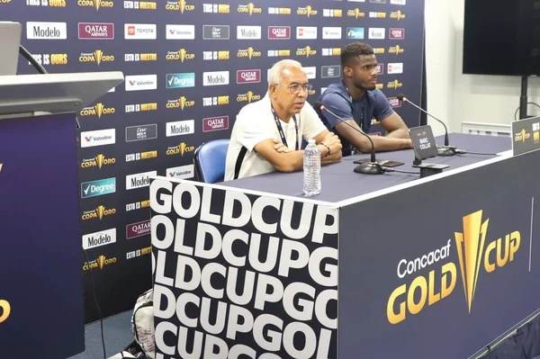 Spo Concacaf Gold Cup Basın Konferansı Martinica Temmuz 2023 Harrison — Stok fotoğraf