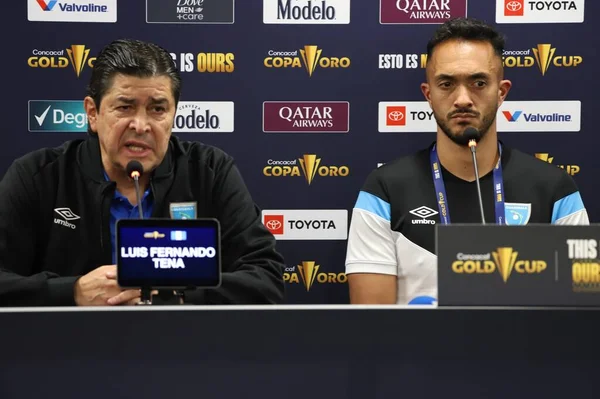 Spo Concacaf Gold Cup Press Conference Guatemala July 2023 Harrison — Stock Photo, Image