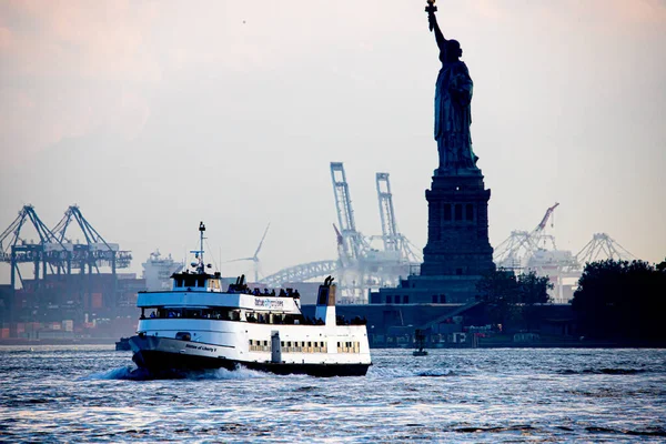 New York Usa 2023 Climate Transference New York Usa Szabadság — Stock Fotó