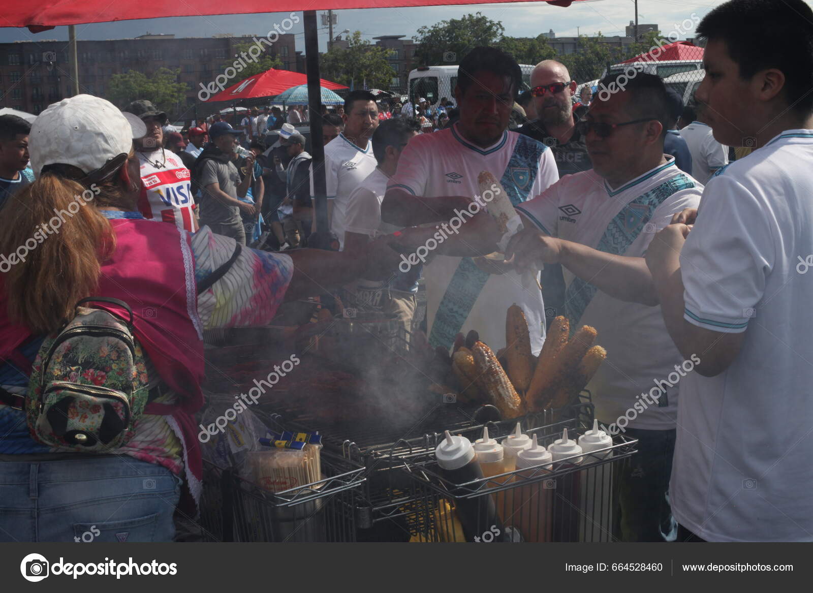 Fans Independence Mood Concacaf Gold Cup Guadalupe Guatemala July 2023