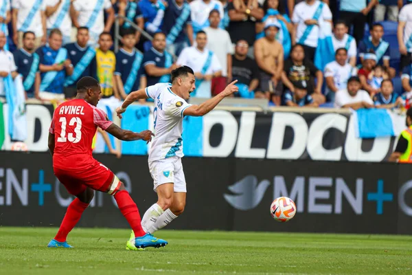 Spo Concacaf Gold Cup Soccer Match Guadalupe Guatemala July 2023 — Stock Photo, Image