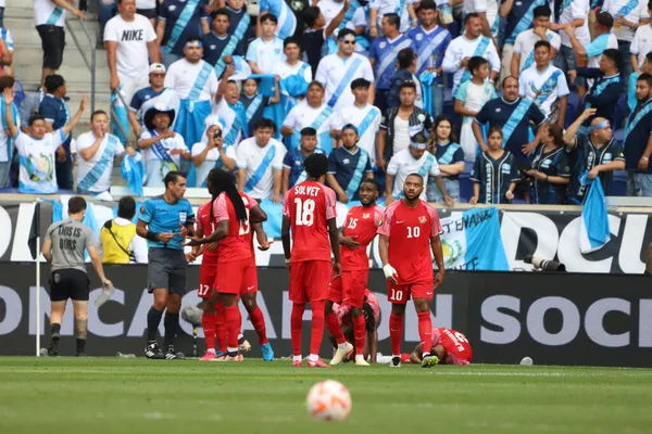 Spo Concacaf Gold Cup Soccer Match Guadeloupe Guatemala July 2023 — Stock Photo, Image