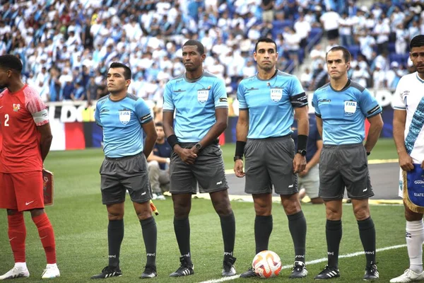 Spo Concacaf Gold Cup Sfootball Match Guadalupe Guatemala 2023年7月4日 美国新泽西州哈里森 — 图库照片